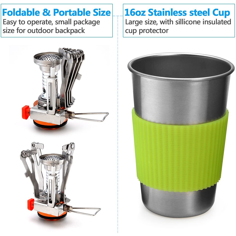 Outdoor Camping Kookset Option - Camping Cooking Options recensie en prijs