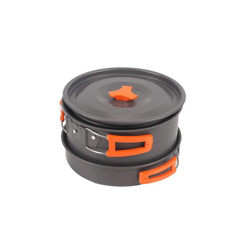 Draagbare Outdoor Kookset 4-de - Camping Cooking Pot Set recensie en prijs