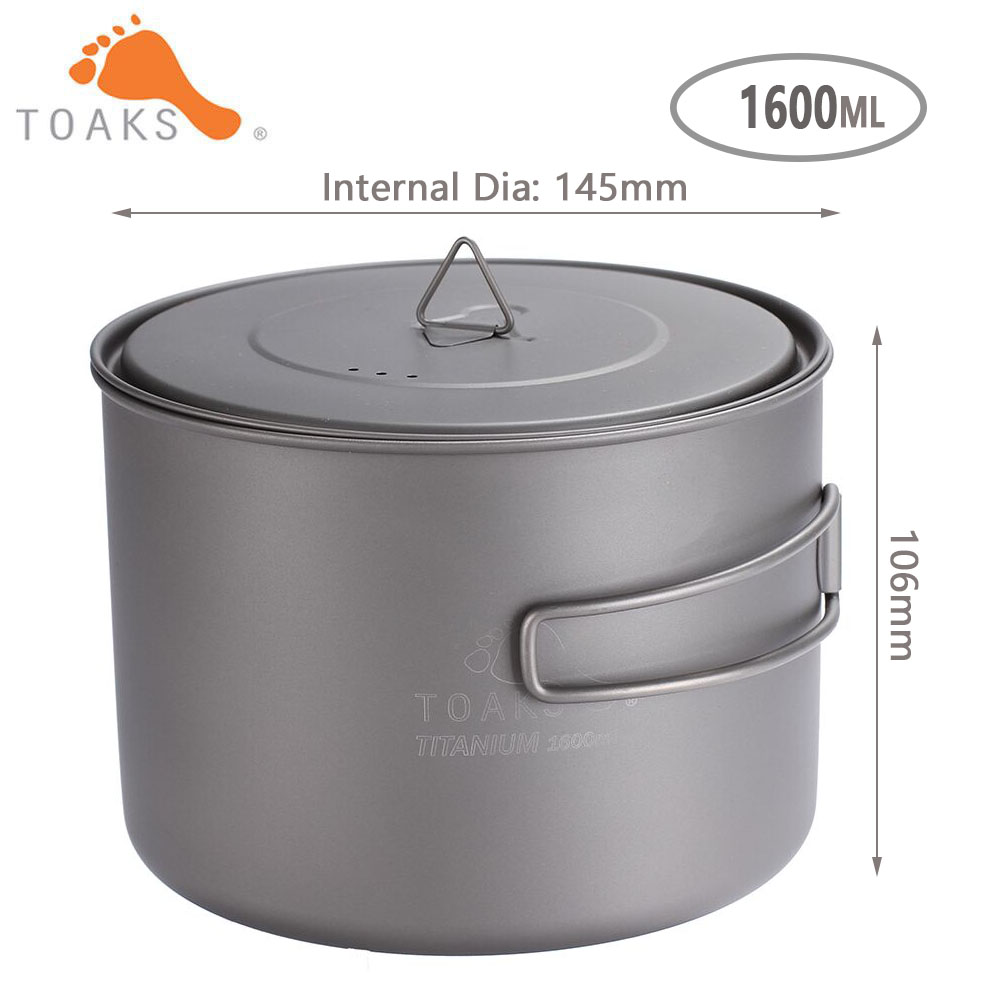 Toaks Outdoor Camping 3 In1 Ti - Camping Cooking Bowl recensie en prijs