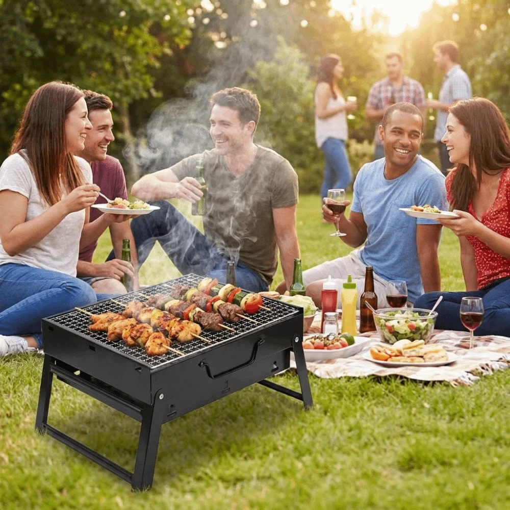 Draagbare, verdikte BBQ-kachel - Camping Cooking Easy recensie en prijs
