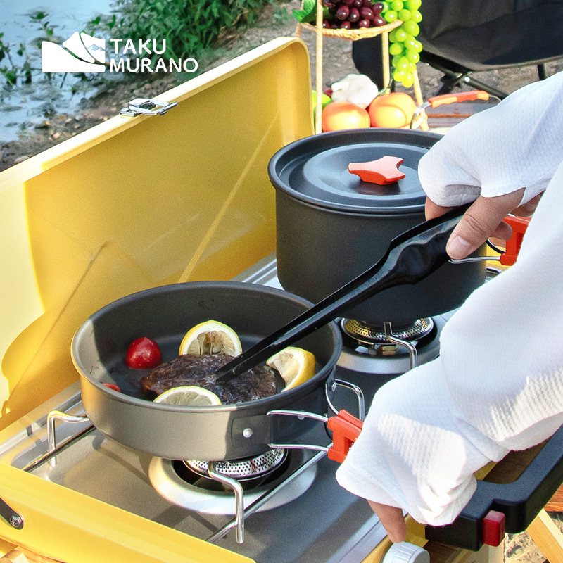 Camping kookgerei set voor bui - Camping Cooking Ware Set recensie en prijs