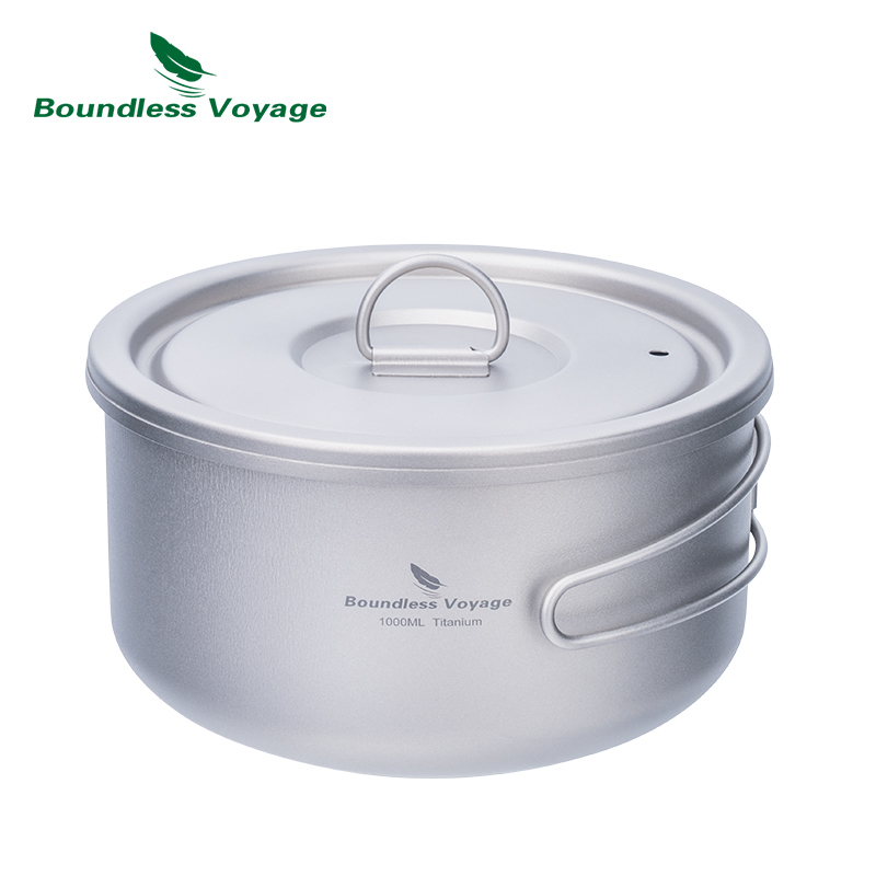 Boundless Voyage Titanium Camp - Camping Cooking Pot With Lid recensie en prijs