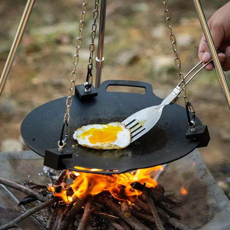 Aluminium kampvuur driepoot, d - Camping Cooking Multi Tool recensie en prijs