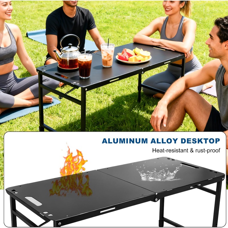Campingtafel Verstelbaar Opvou - Camping Cooking Table recensie en prijs