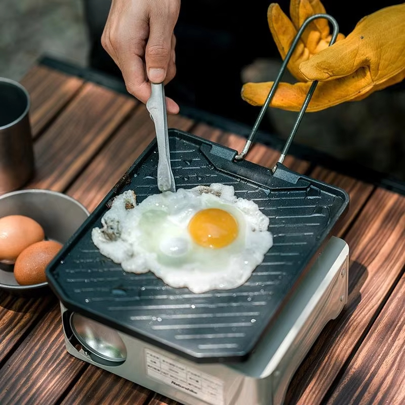 Duurzame vierkante roestvrijst - Camping Cooking Range recensie en prijs