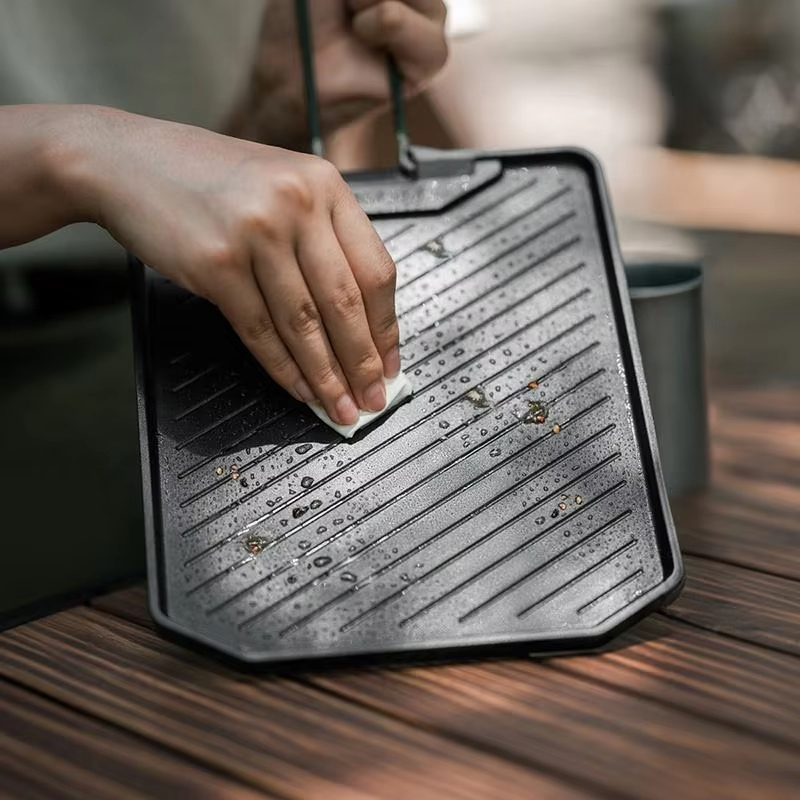Duurzame vierkante roestvrijst - Camping Cooking Range recensie en prijs