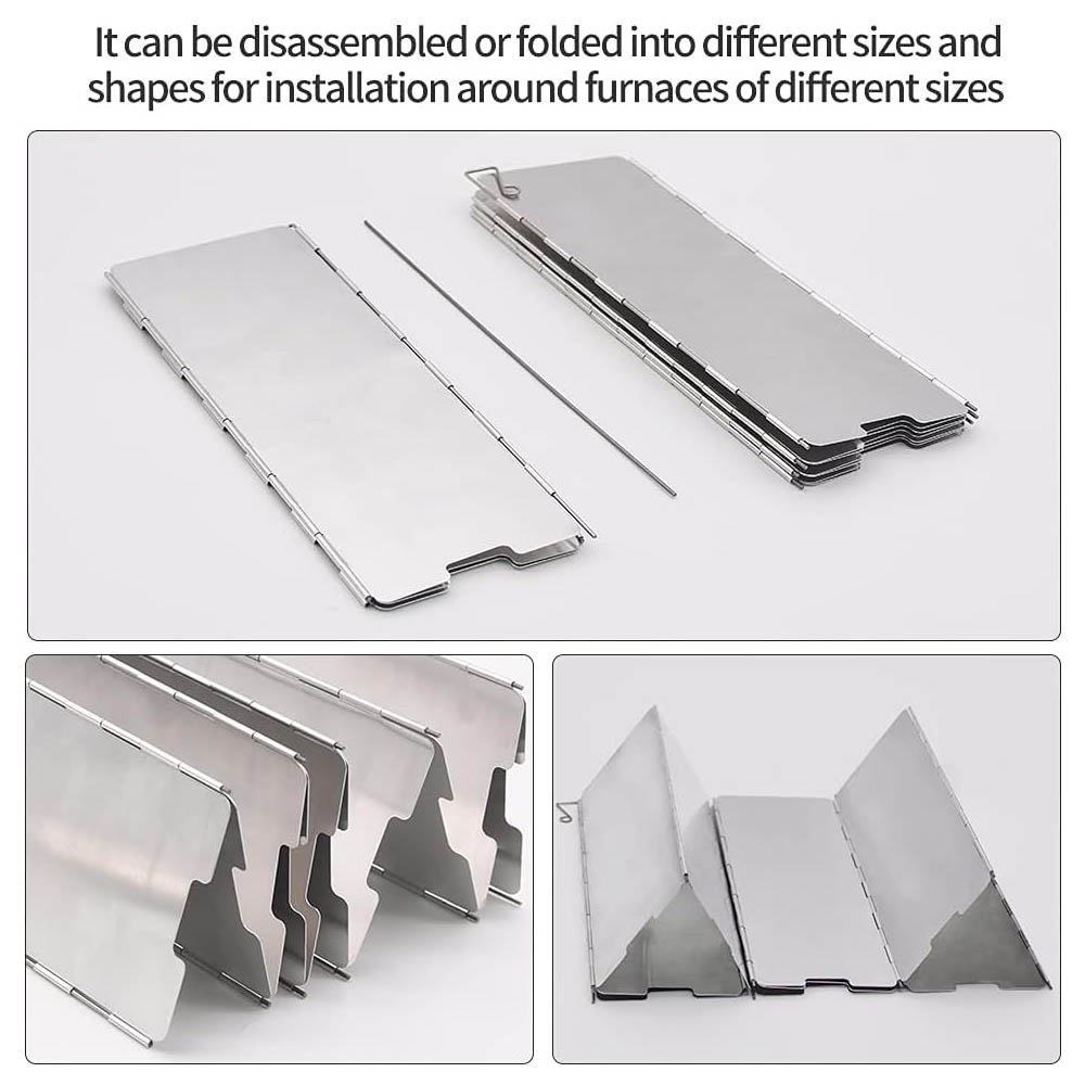 8 platen aluminium voorruitkac - Camping Cooking Windshield recensie en prijs