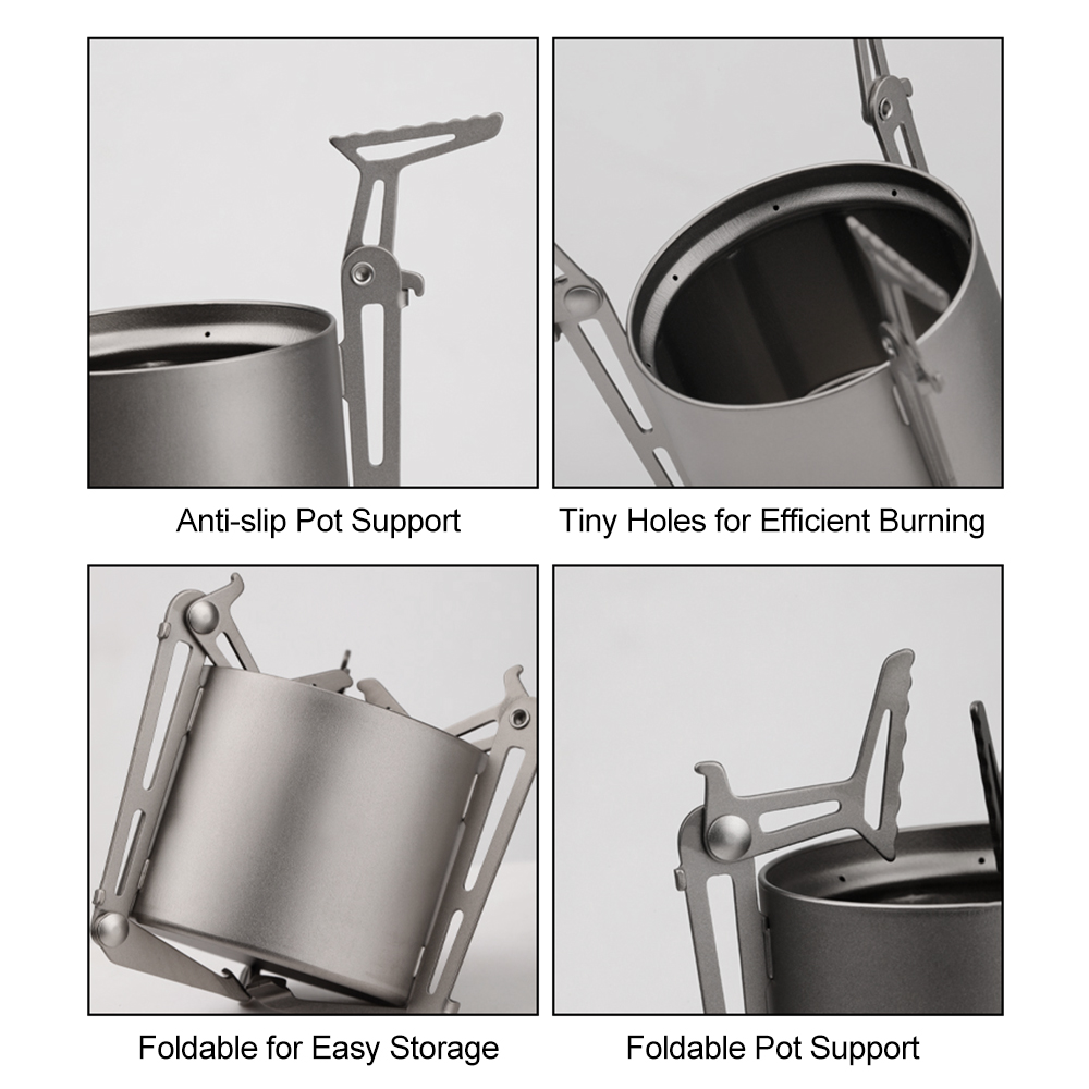 TOMSHOO Ti Alcoholkachel en de - Camping Cooking Pot With Lid recensie en prijs