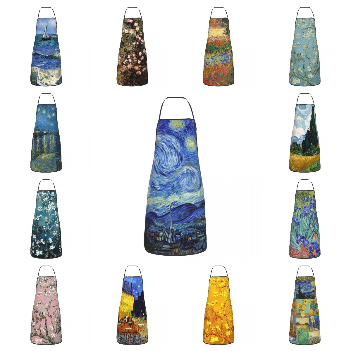 Bib Vincent Van Gogh Sterrenna - Camping Cooking Apron recensie en prijs