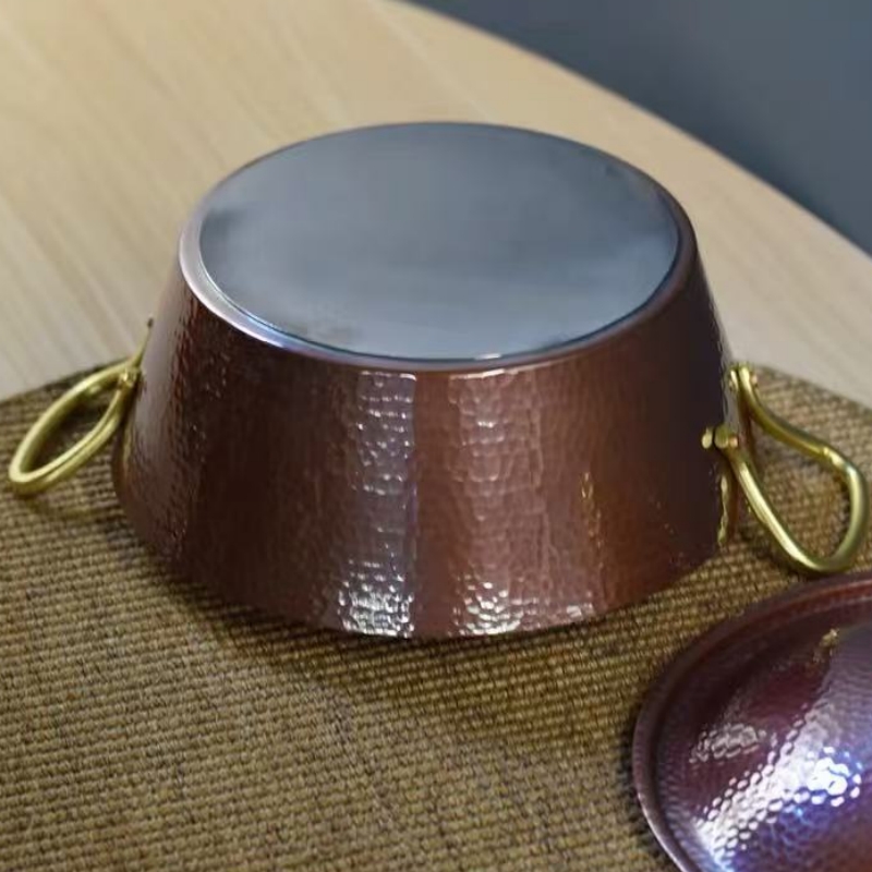 Handgemaakte vintage koperen p - Camping Cooking Pot With Lid recensie en prijs
