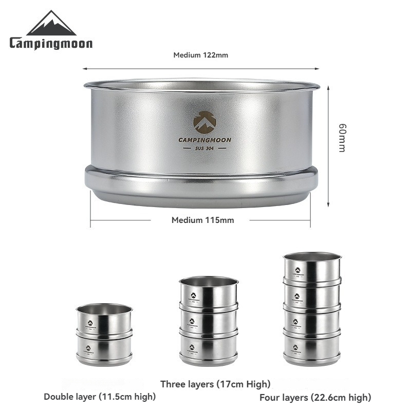 CAMPINGMOON Portatle Outdoor C - Camping Cooking Bowl recensie en prijs